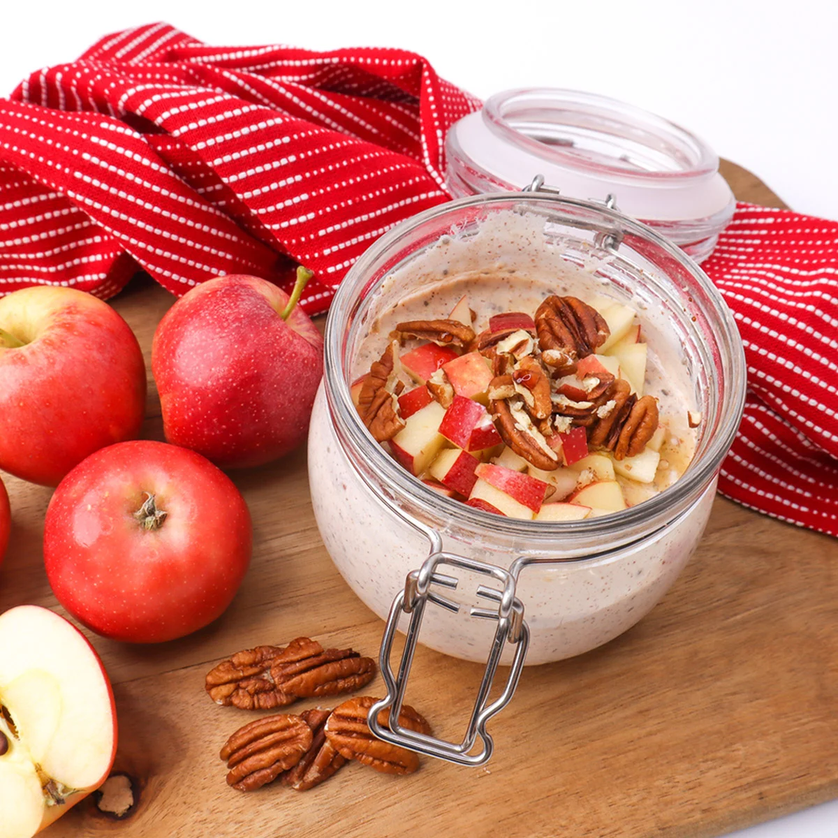 Avena con manzana